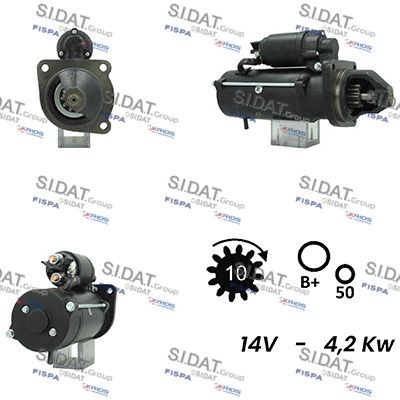 SIDAT S12ML0301A2 Starter motor 2873001