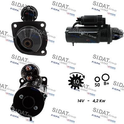 SIDAT S12ML0663A2 Starter motor 3691576M91