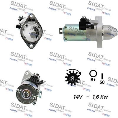 SIDAT S12MT0201A2 Starter motor 31200RAAA51