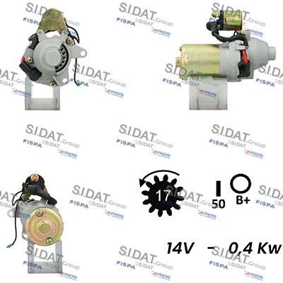 SIDAT S12MT0637A2 Starter motor 31210-ZE1-023
