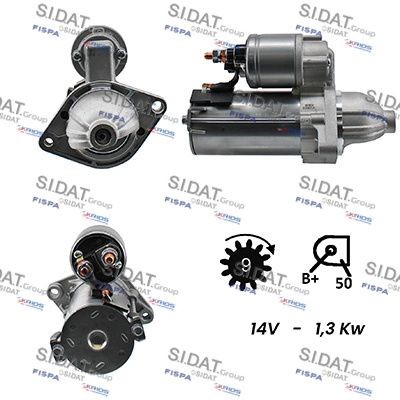 SIDAT S12VA0017A2 Starter motor 33 353 237