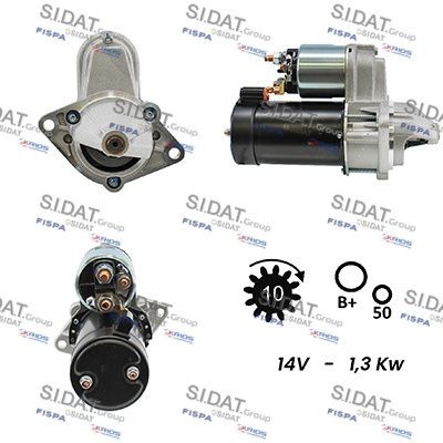 SIDAT S12VA0025A2 Starter motor 919 0838