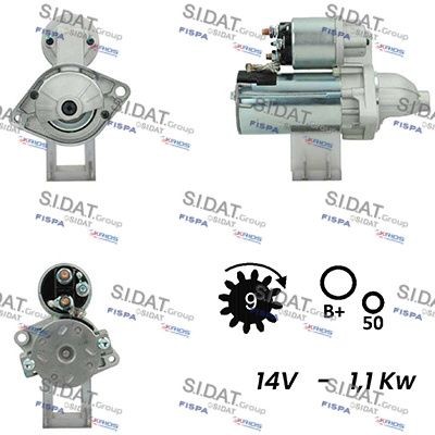SIDAT S12VA0033A2 Starter motor 55 578 093