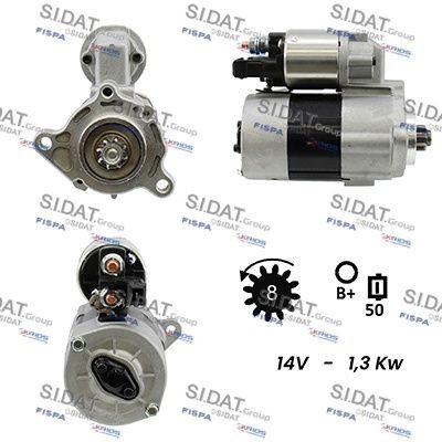 SIDAT S12VA0043A2 Starter motor 047911023B