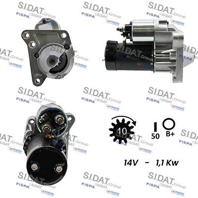 SIDAT S12VA0051A2 Starter motor 77 01 499 609