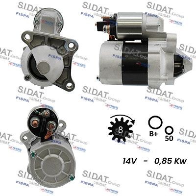 SIDAT S12VA0061A2 Starter motor 8200815079