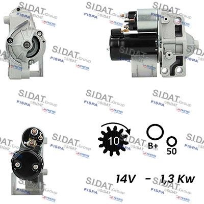 SIDAT S12VA0239 Starter motor 5802 X8