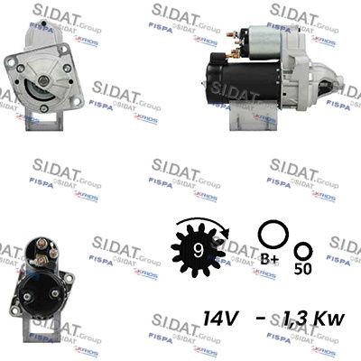 SIDAT S12VA0428A2 Starter motor 12 41 7 835 735