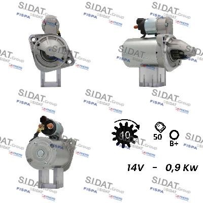 SIDAT S12VA0561A2 Starter motor M 0 T 32571