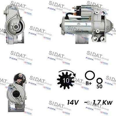 SIDAT S12VA0614A2 Starter motor 7711134302