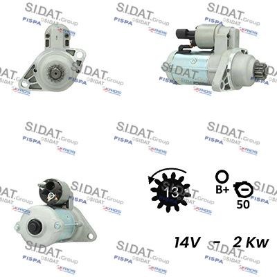 SIDAT S12VA0635A2 Starter motor 0AM-911-023-H