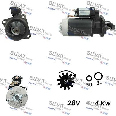 SIDAT S24BH0036A2 Starter motor 299 7760