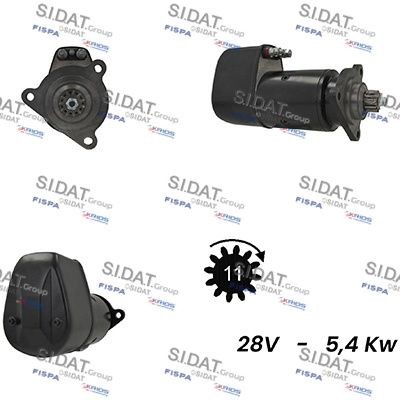 SIDAT S24BH0040A2 Starter motor 478 4745