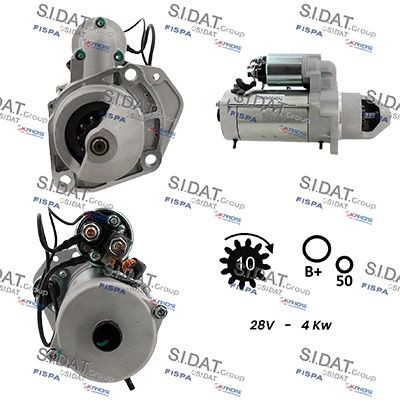 SIDAT S24BH0048A2 Starter motor 23300-LA4MA