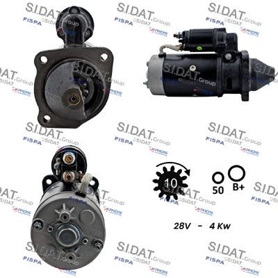 SIDAT S24BH0079A2 Starter motor 5010 090 683