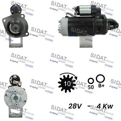 SIDAT S24BH0099A2 Starter motor 2873D304