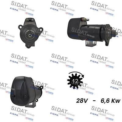 SIDAT S24BH0104A2 Starter motor 3.095.060
