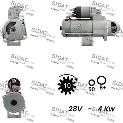 SIDAT S24BH0115A2 Starter motor 1387 383R