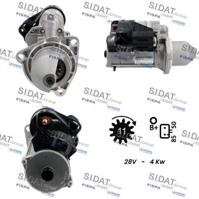 SIDAT S24BH0117A2 Starter motor 1956092R