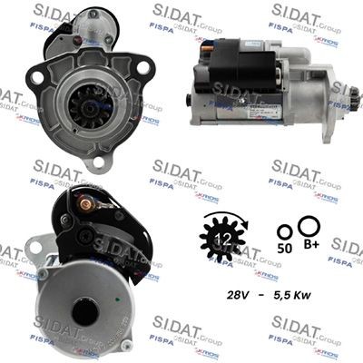 SIDAT S24BH0123A2 Starter motor M009T65971