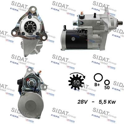 SIDAT S24DE0046A2 Starter motor 5-80171-098-3