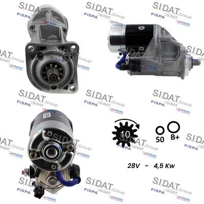 SIDAT S24DE0093 Starter motor OR-4321