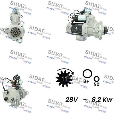 SIDAT S24DR0091A2 Starter motor 3 103 952