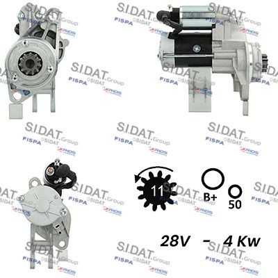 SIDAT S24HT0027A2 Starter motor S25501C