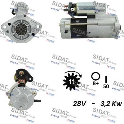 SIDAT S24MH0017 Starter motor 11092361