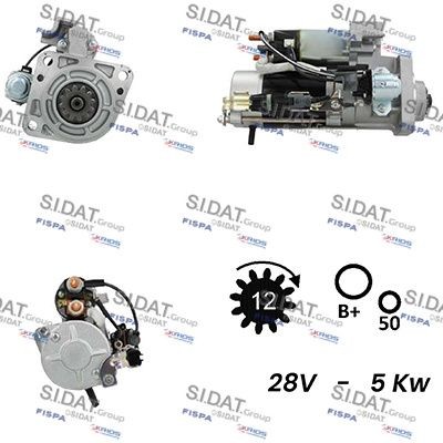 SIDAT S24MH0068A2 Starter motor 51262017236