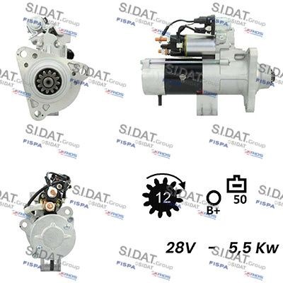 SIDAT S24MH0073A2 Starter motor M009T62071