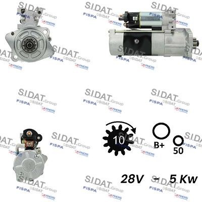 SIDAT S24MH0094A2 Starter motor 10R-7586