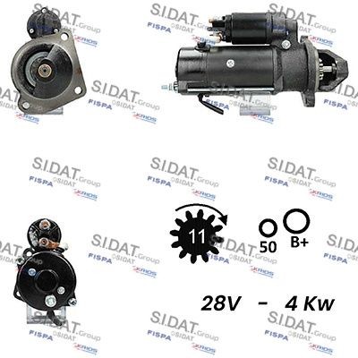 SIDAT S24ML0149 Starter motor 320-09347