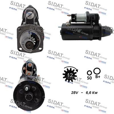 SIDAT S24VA0082A2 Starter motor 5001831086