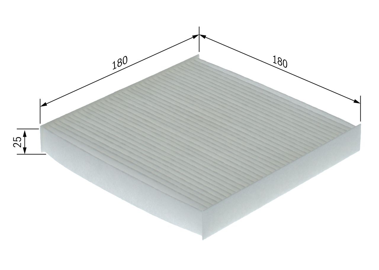 OEM-quality BOSCH 1 987 435 153 Air conditioner filter