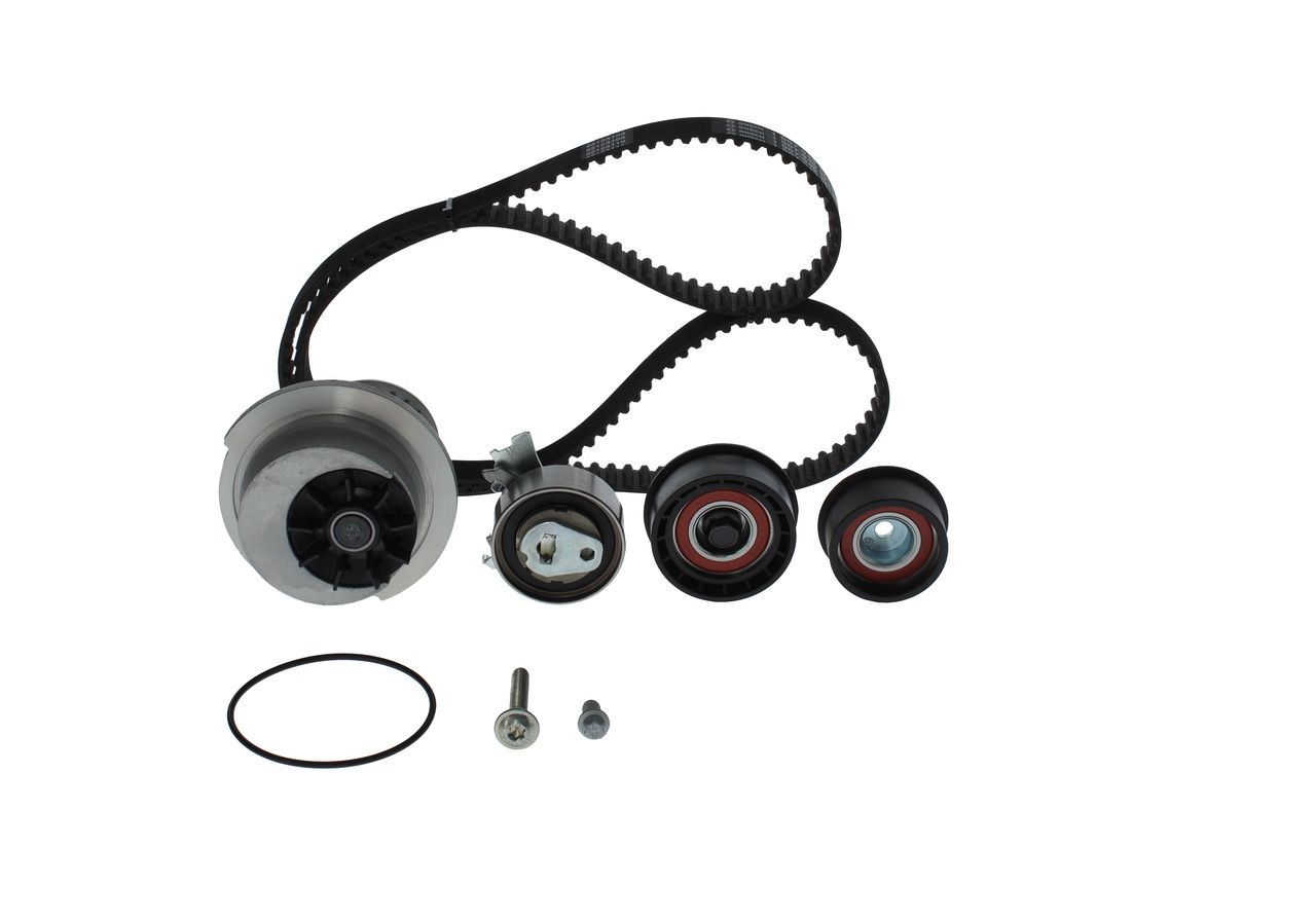 Great value for money - BOSCH Water pump and timing belt kit 1 987 946 991