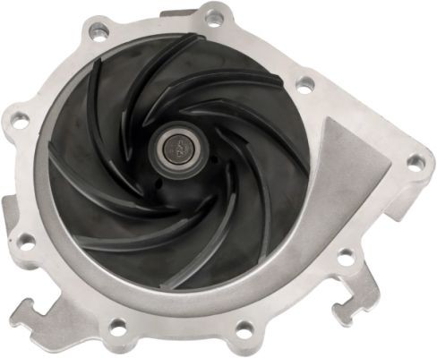 GATES 7702-15003 Water pump Metal, without belt pulley, for v-ribbed belt pulley, with gaskets/seals