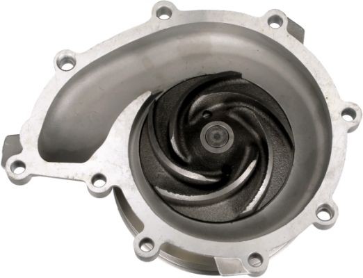 GATES 7702-15007 Water pump Metal, with belt pulley, for v-ribbed belt pulley, with gaskets/seals