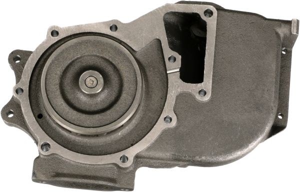 GATES 7702-15008 Water pump Metal, without belt pulley, for v-ribbed belt pulley, with gaskets/seals