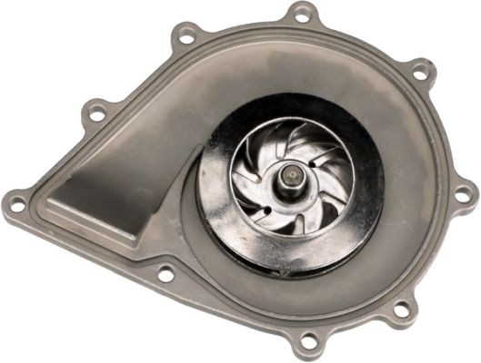 GATES 7702-15014 Water pump Metal, without belt pulley, for v-ribbed belt pulley, with gaskets/seals