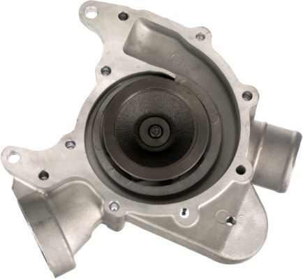 GATES 7702-15030 Water pump Metal, with belt pulley, for v-ribbed belt pulley, with accessories