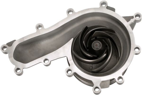 GATES 7702-15042 Water pump Metal, with belt pulley, for v-ribbed belt pulley, with gaskets/seals