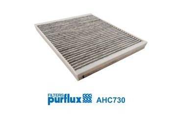 PURFLUX AHC730 Pollen filter Activated Carbon Filter, 252 mm x 221 mm x 32 mm