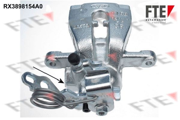 RX3898154A0 FTE grey, Cast Iron, Rear Axle Right, without holder Caliper 9290566 buy