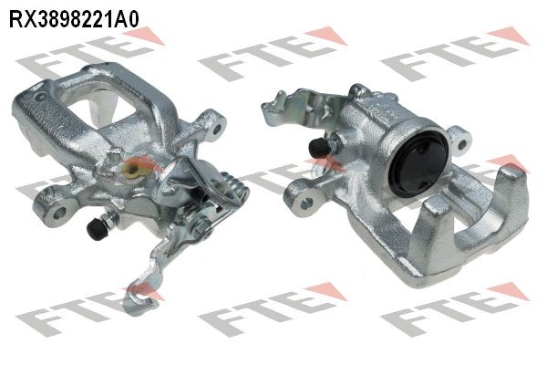 9290627 FTE Brake calipers SEAT grey, Cast Iron, Rear Axle Left, without holder