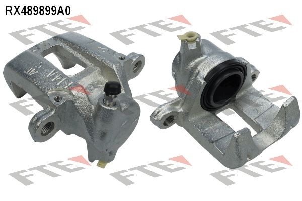 FTE 9291457 Brake caliper grey, Cast Iron, Rear Axle Left, without holder