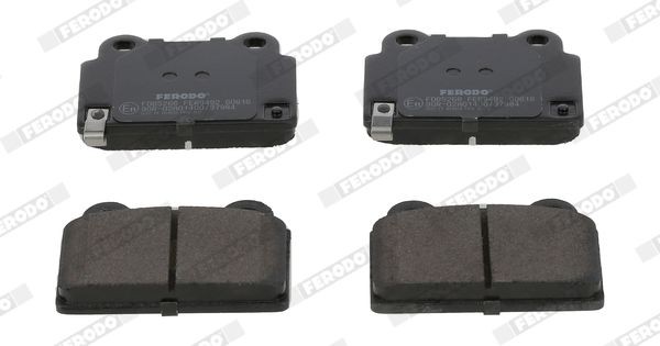 FERODO with acoustic wear warning Height: 63,5mm, Width: 86,6mm, Thickness: 14,1mm Brake pads FDB5266 buy