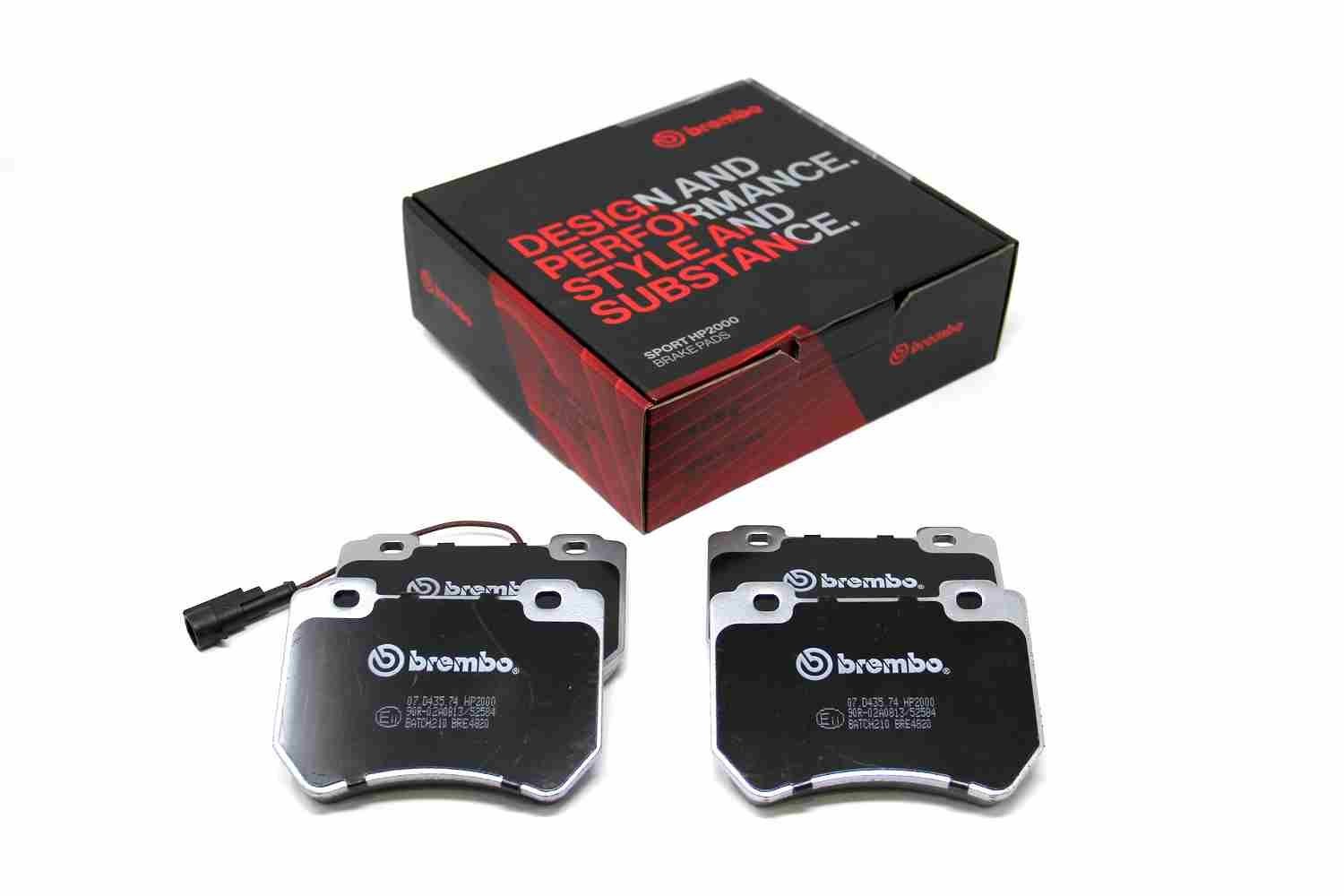 Great value for money - BREMBO High Performance Brake Pad Set 07.D435.74