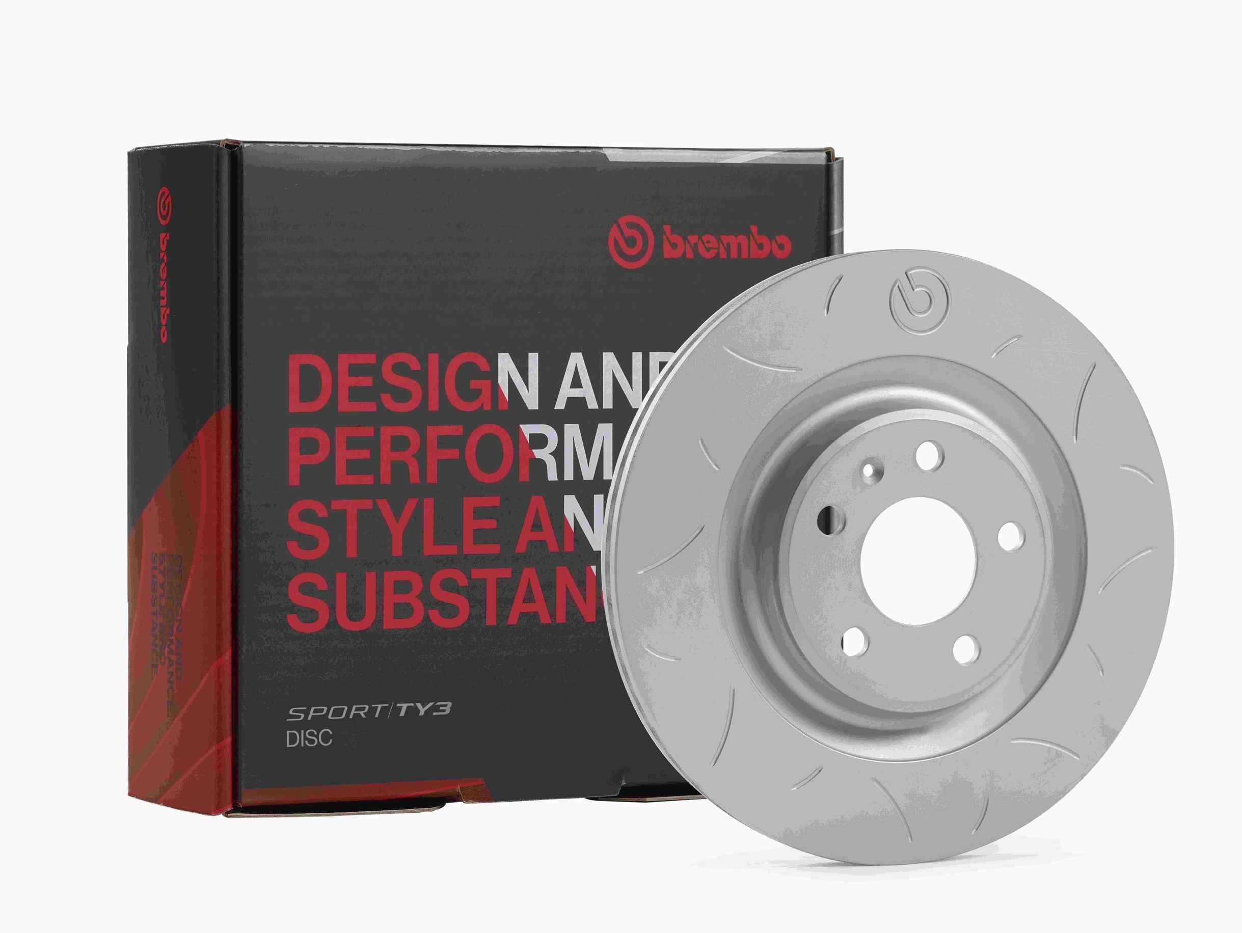BREMBO 59.E114.25 PORSCHE High performance brake disc in original quality