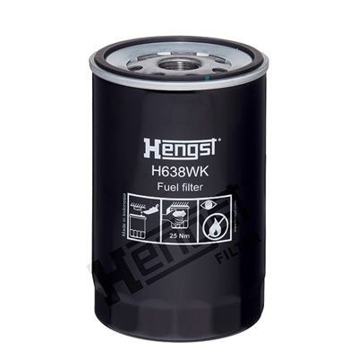 2843200000 HENGST FILTER Spin-on Filter Height: 187mm Inline fuel filter H638WK buy